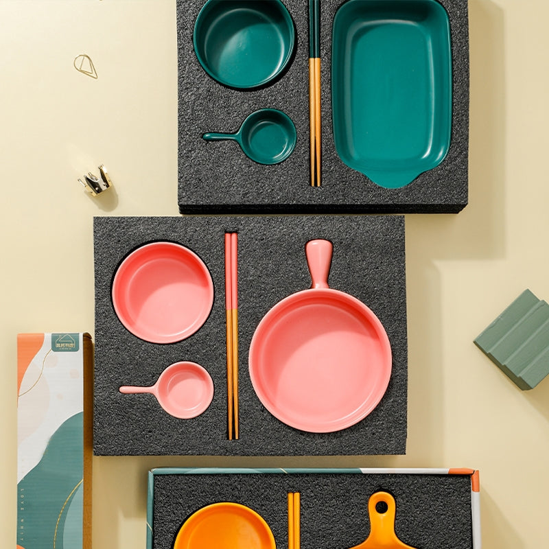 Meraz Emerald Green Serving Set (4 Pcs)