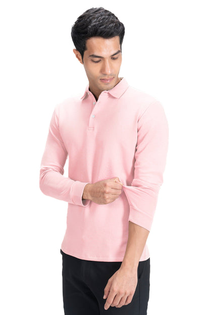 Legacy Polo Sweater - Summer Pink