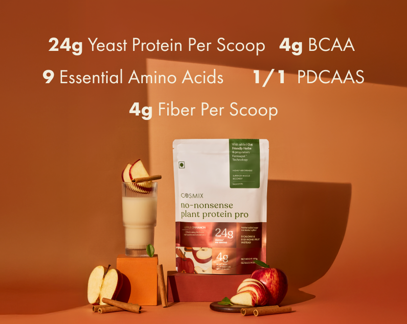 No-Nonsense Plant Protein PRO, Apple Cinnamon | COSMIX at Broadway