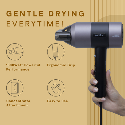 Turbo Pro 1800 Watt | Cool Shot Hair Dryer