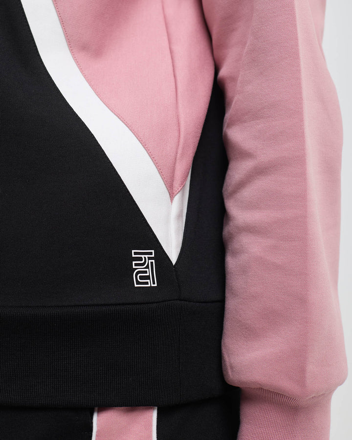 Wave Polo Neck Sweatshirt - 1/4th Zipper | Hunnit at Broadway