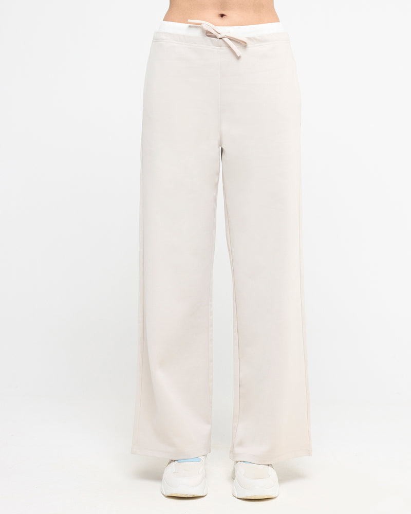 Essential Double Waistband Pants | Hunnit at Broadway