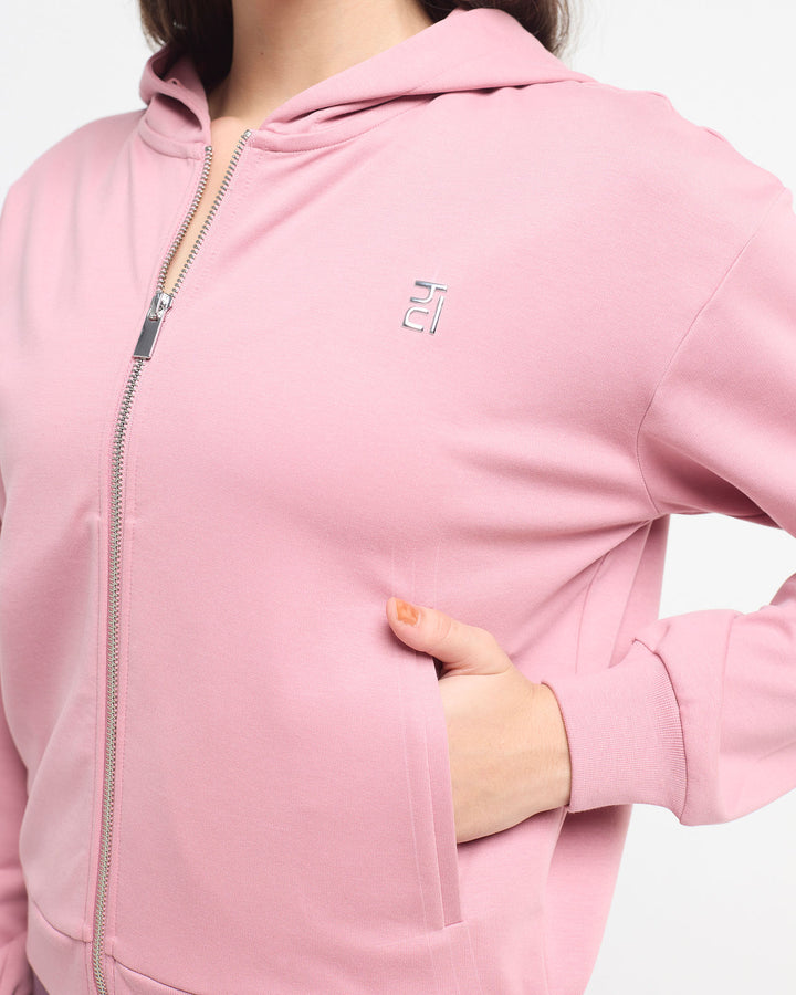 Essential Full Zipper Jacket | Hunnit at Broadway