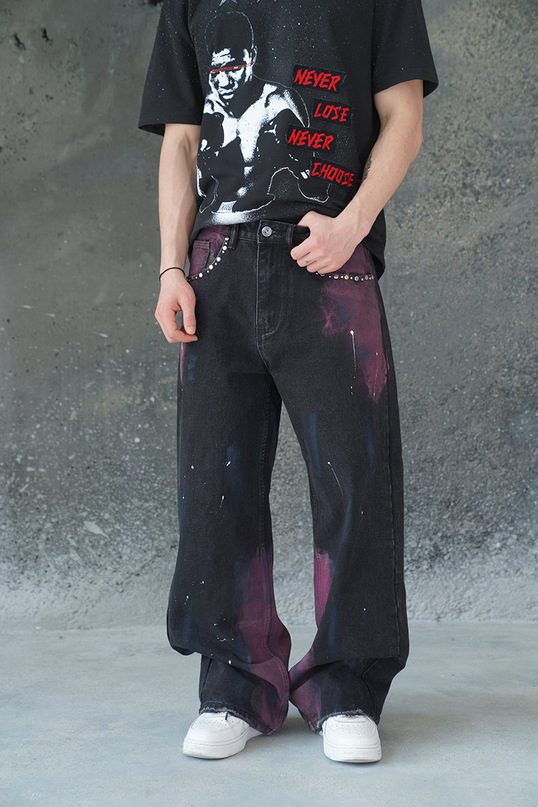 PURPLE STATIC VALKYRE JEANS