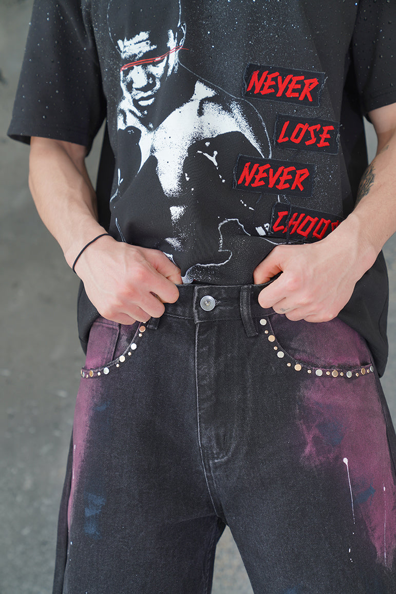 PURPLE STATIC VALKYRE JEANS