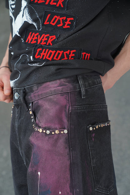 PURPLE STATIC VALKYRE JEANS