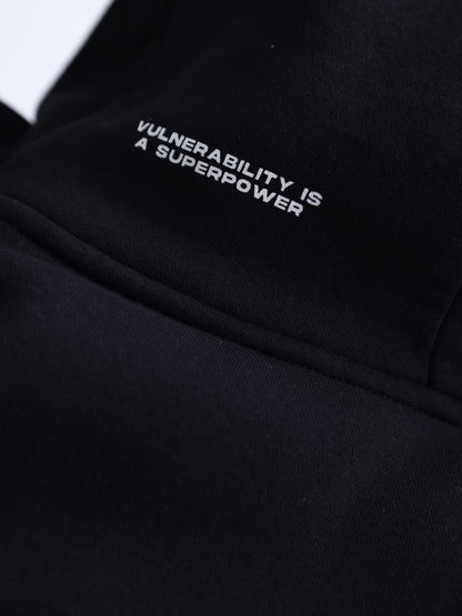 Black Everyday Zipper Hoodie