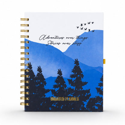 Undated Yearly Planner - Adventures Over Things