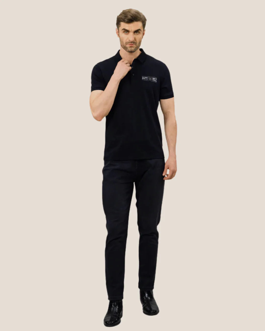 Party Pulse Back Print Luxe Polo