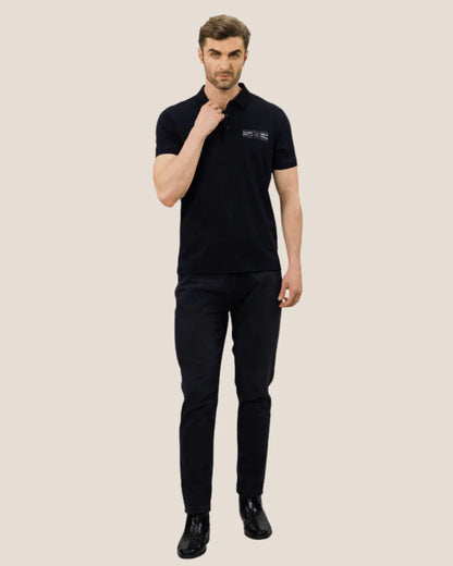 Party Pulse Back Print Luxe Polo