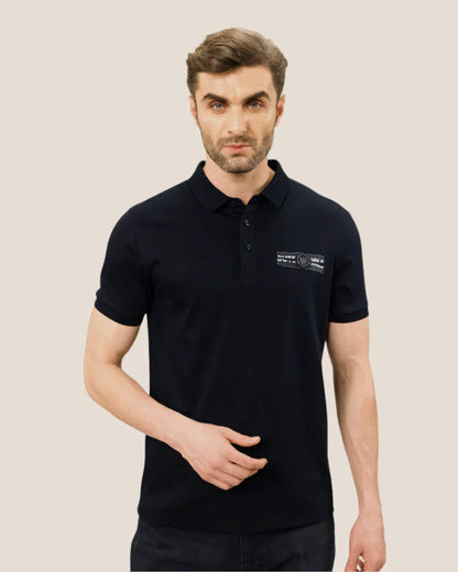 Party Pulse Back Print Luxe Polo