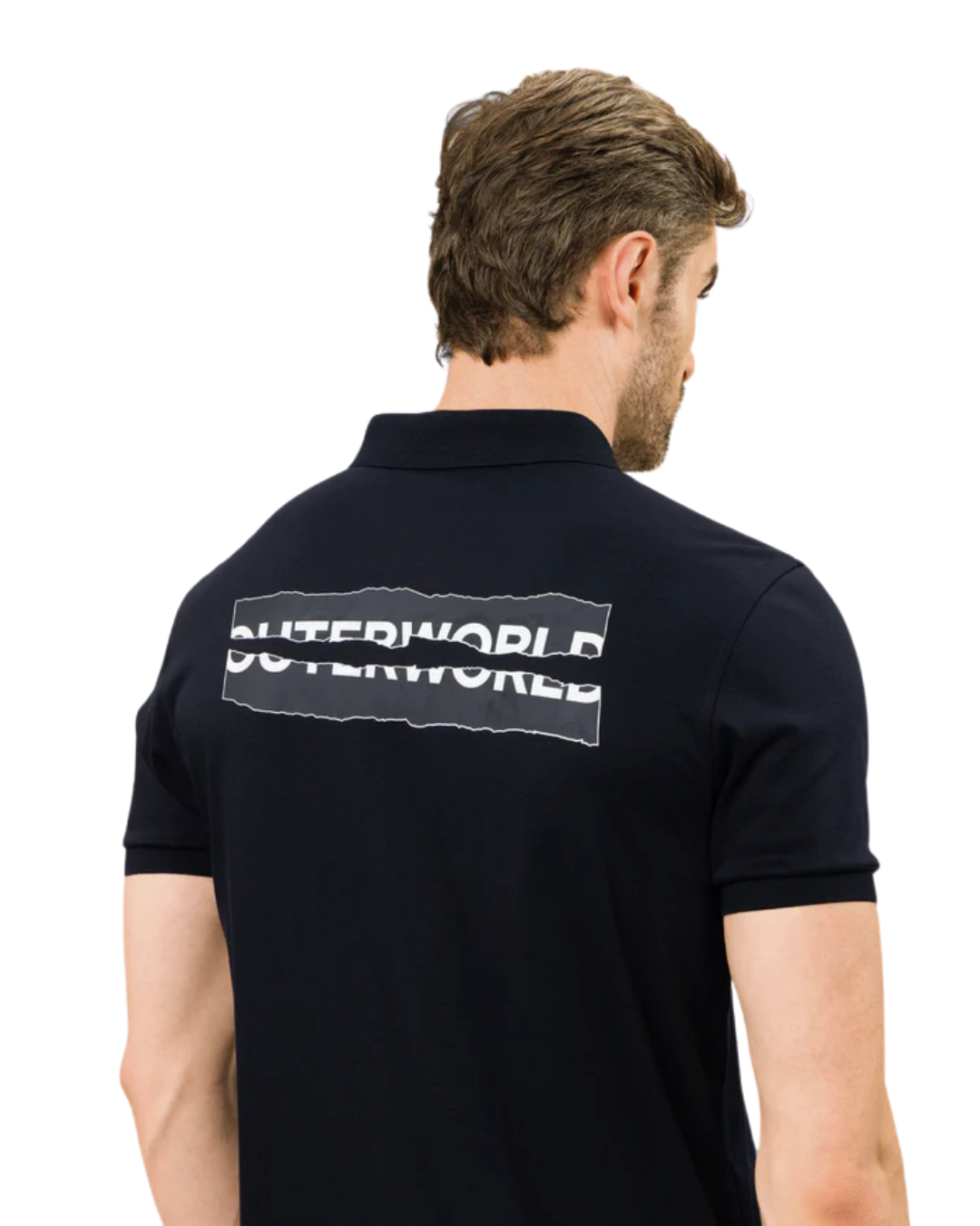 Party Pulse Back Print Luxe Polo