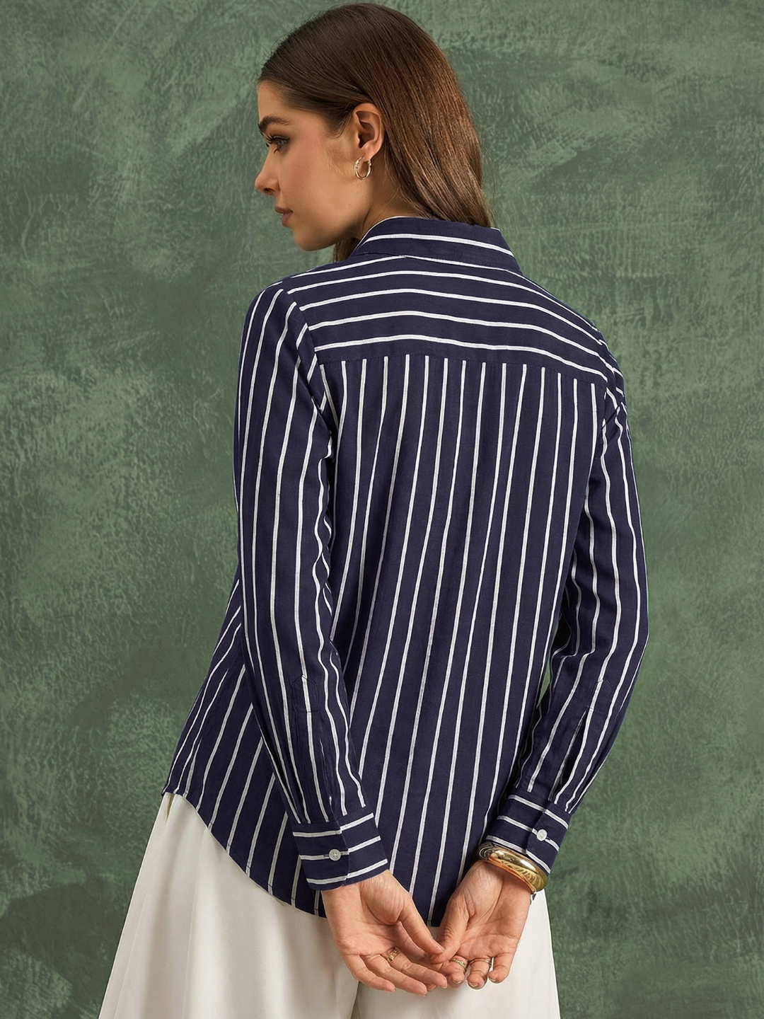 Pure Cotton Striped Shirt