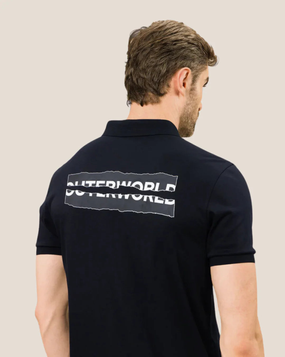 Party Pulse Back Print Luxe Polo