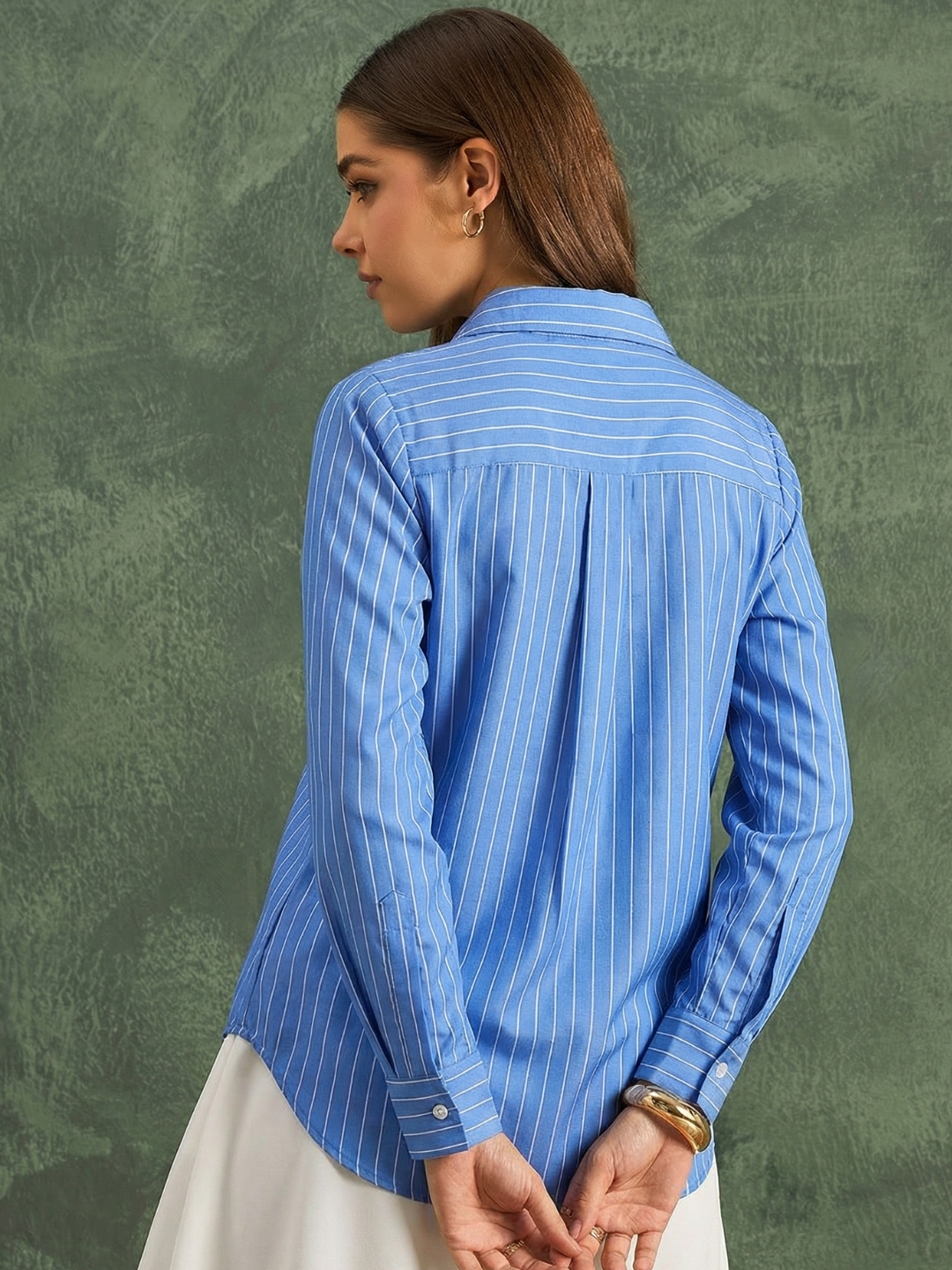 Pure Linen Striped Shirt