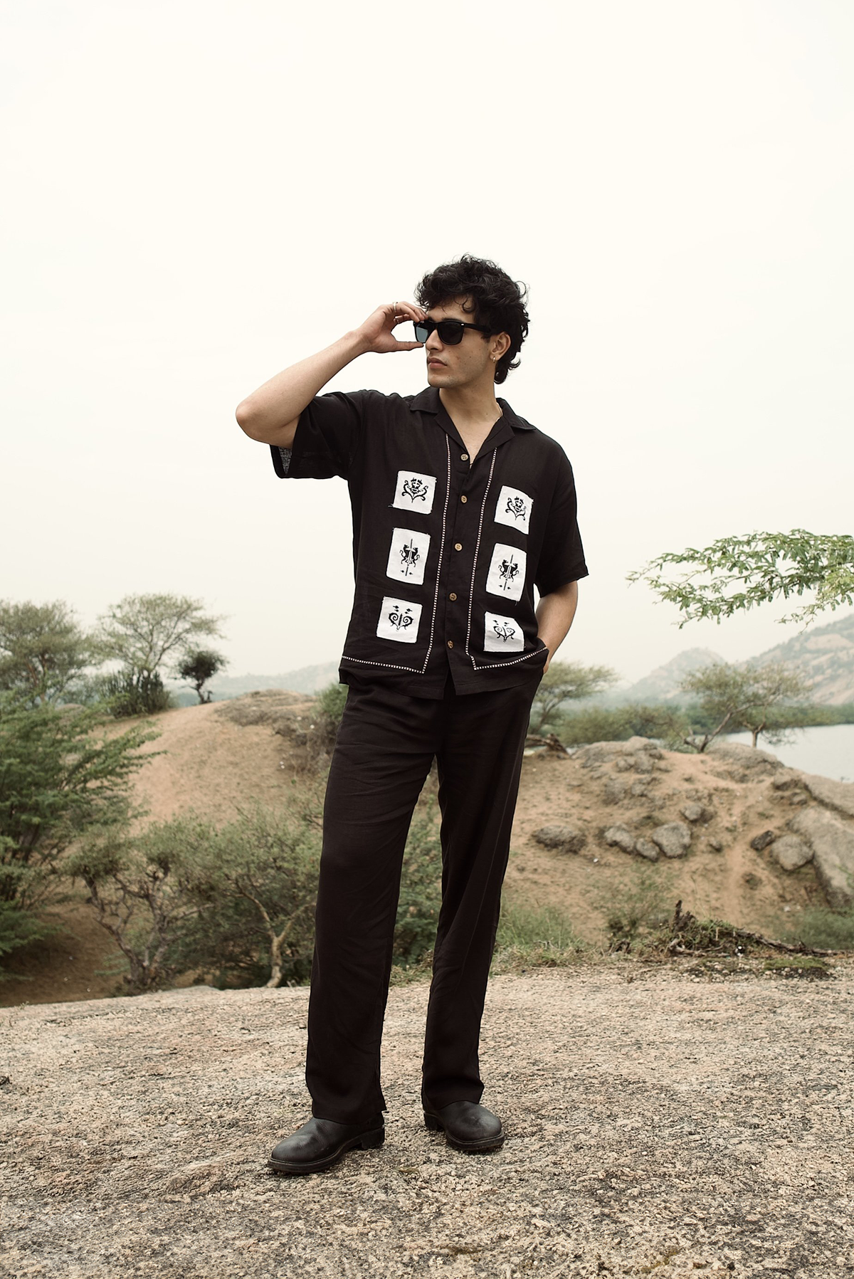Zimwi Linen Straight Pants