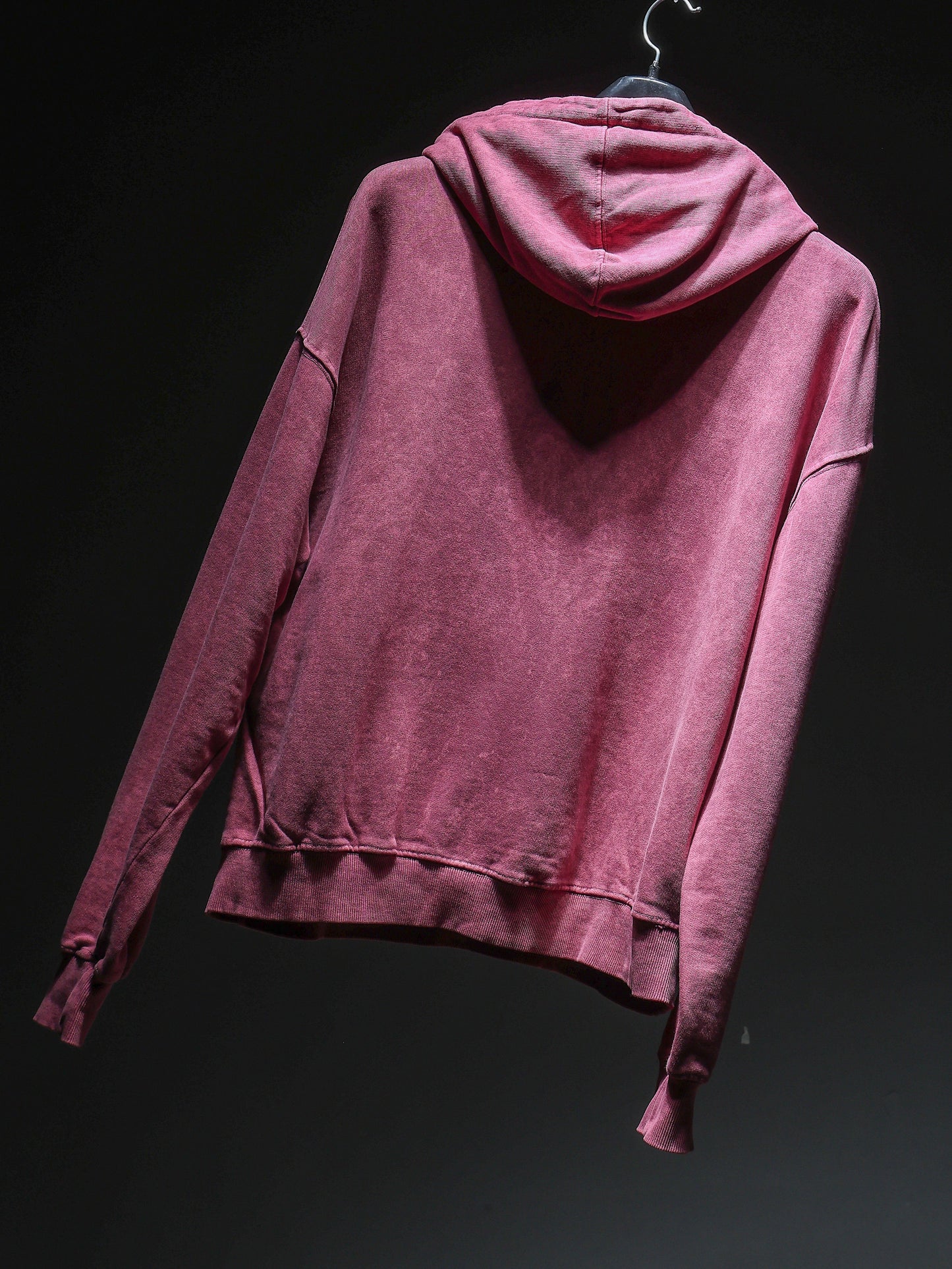 Burgundy washed Hoodie