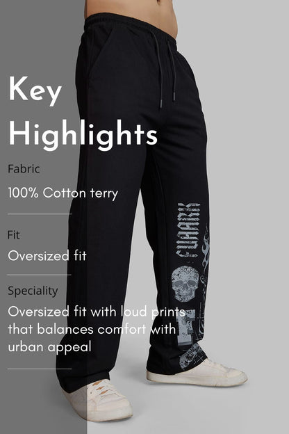 Skull Straight Tracks Black