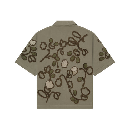 JUTE BLOOM EMBROIDERY SHIRT