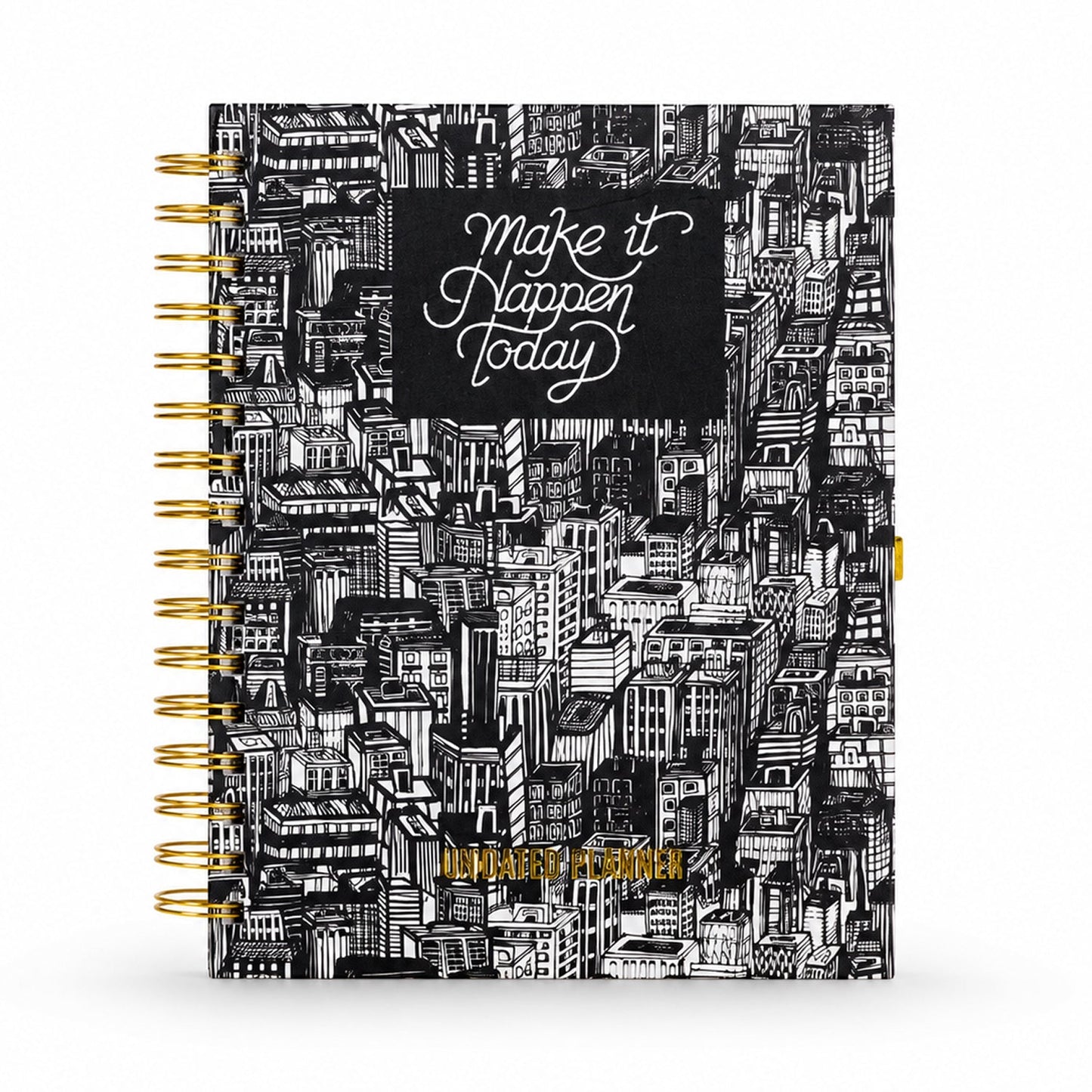 Undated Yearly Planner - Make It Happen Today