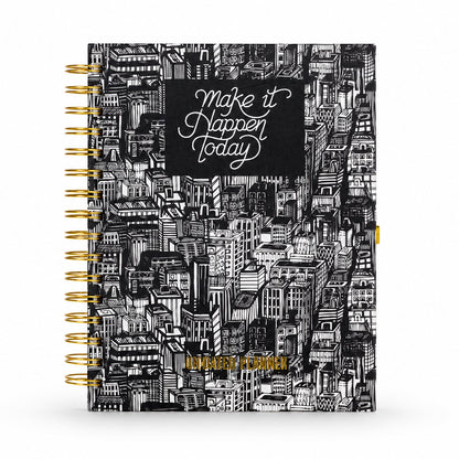 Undated Yearly Planner - Make It Happen Today