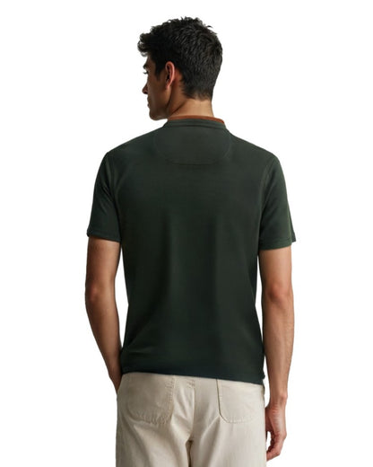 Terra Suede Green Mandarin Polo