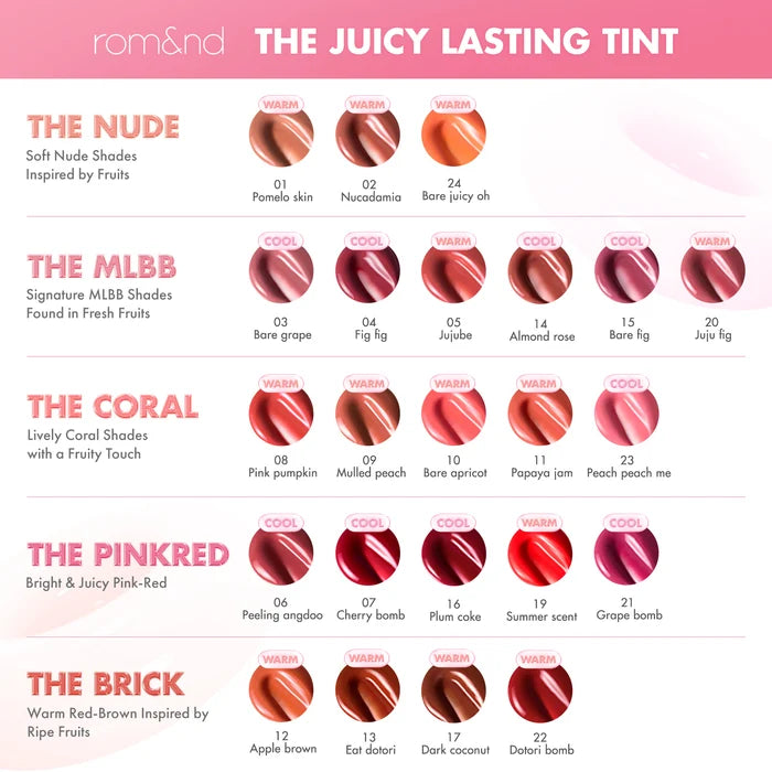 Rom&nd Juicy Lasting Tint Original Series [NEW]