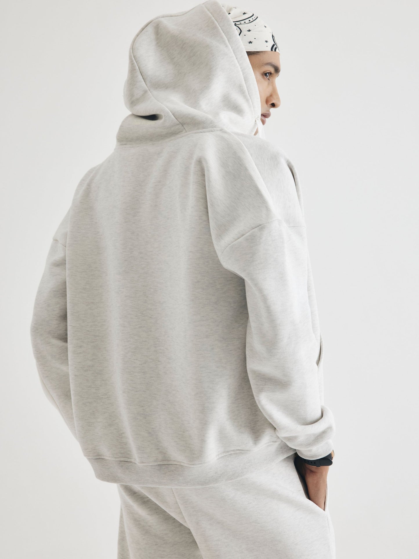 Milange Grey Everyday Zipper Hoodie