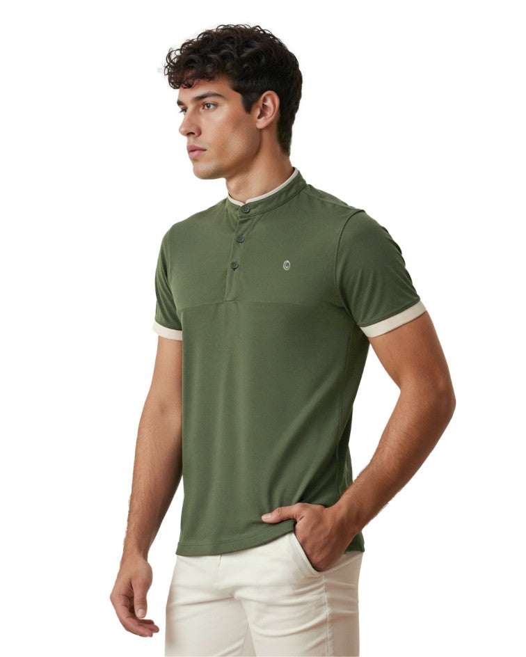 Spear Point Collar Poloshirt