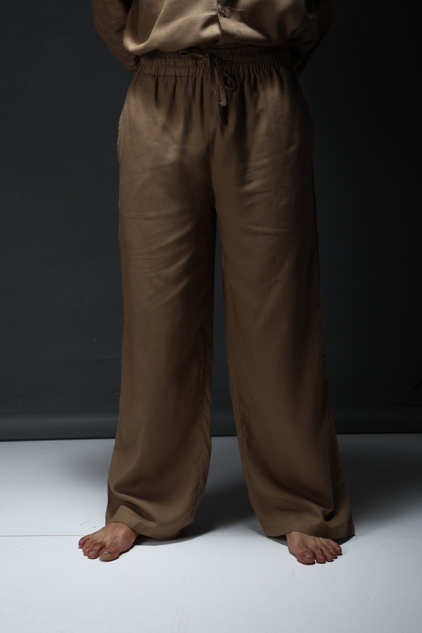 Mocha Brew Linen Pants