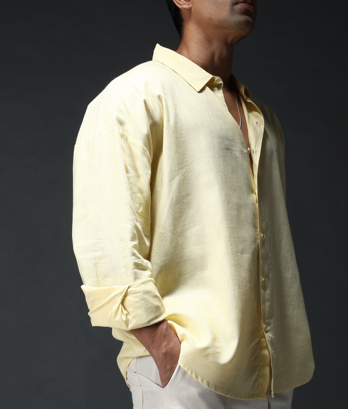 Linen Shirt Yellow