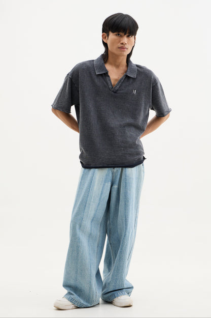 Charcoal Wash Polo