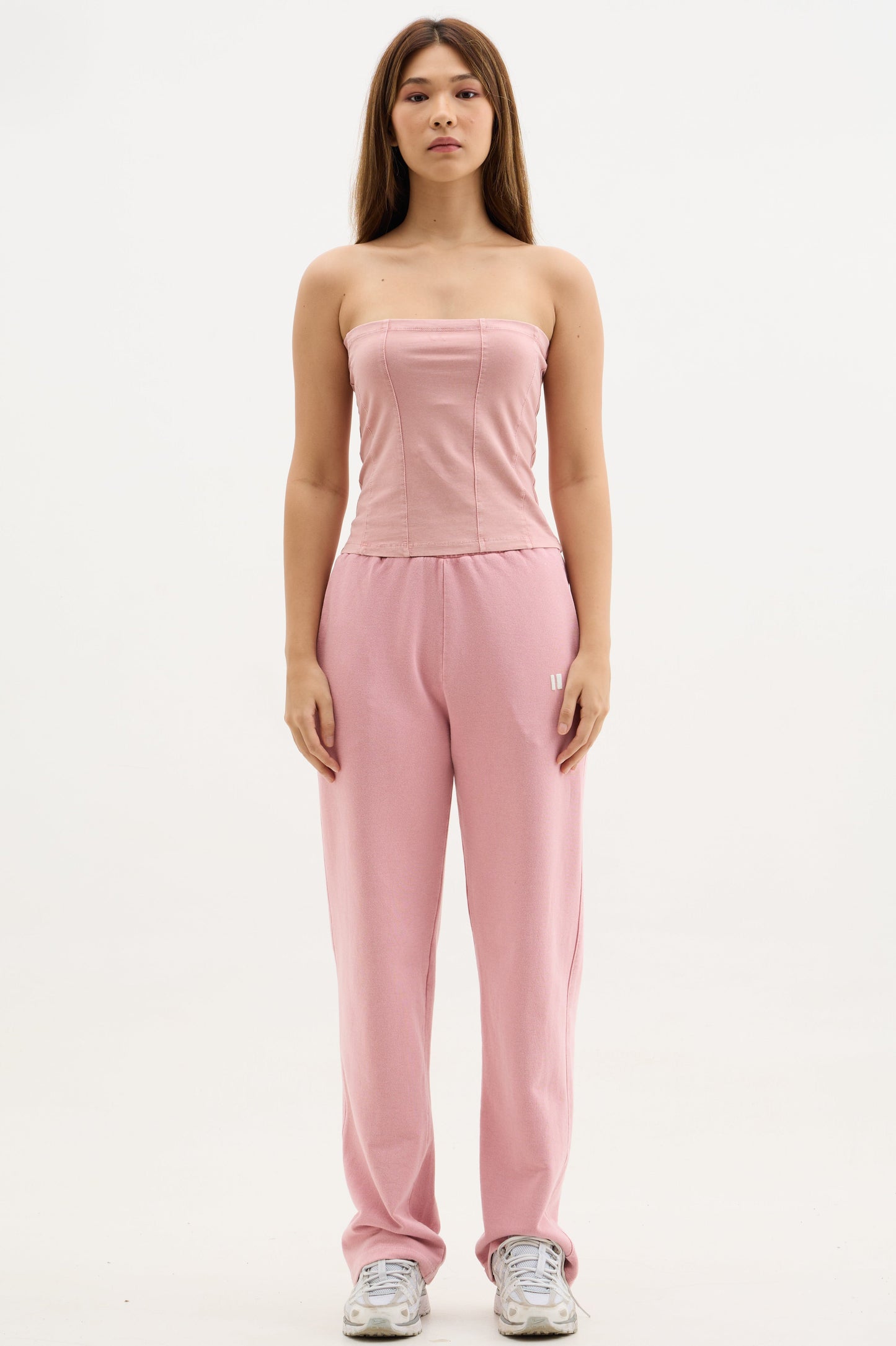 Light Pink Wash Crop Tube