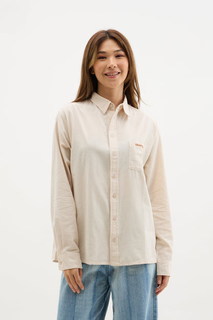 Off-White Linen-Cotton Shirt