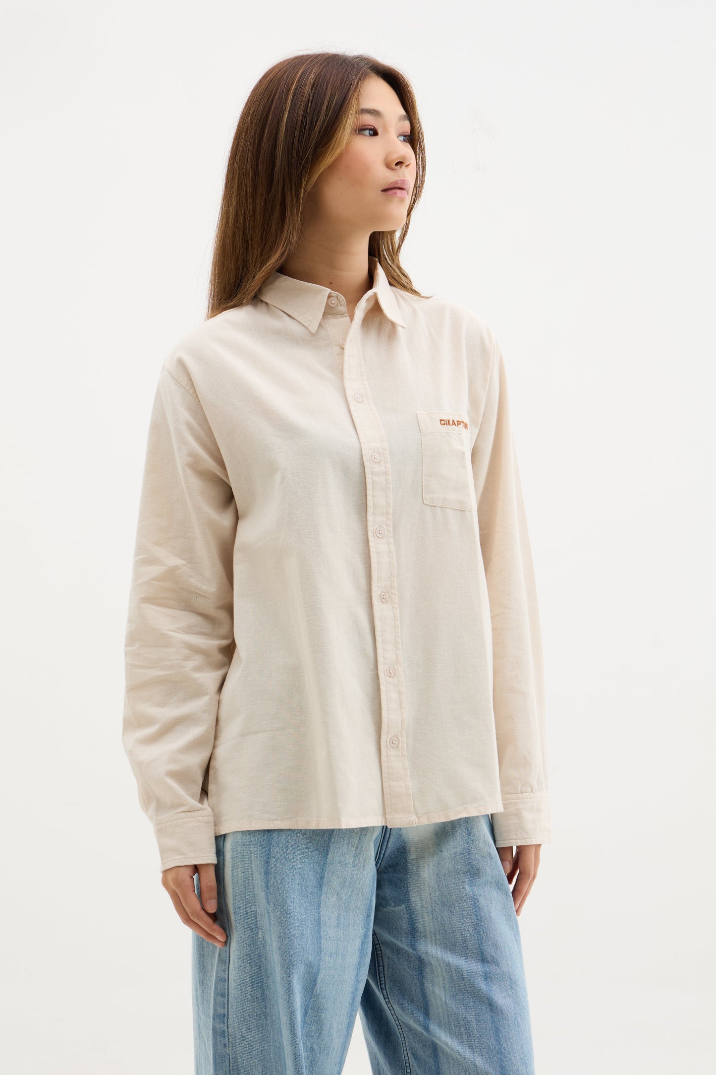 Off-White Linen-Cotton Shirt