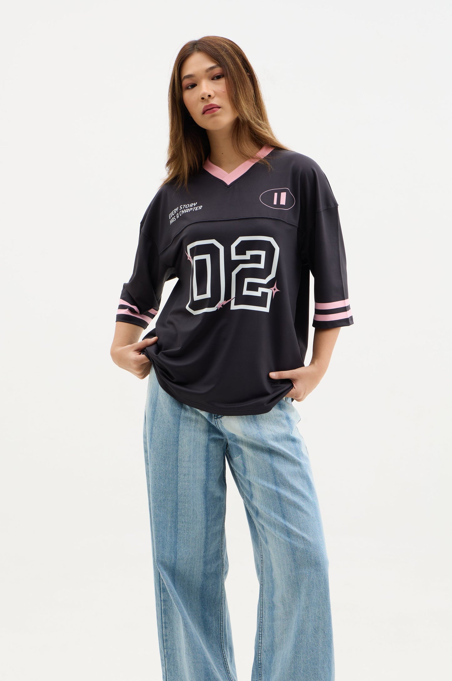 Black and Pink 02 Jersey