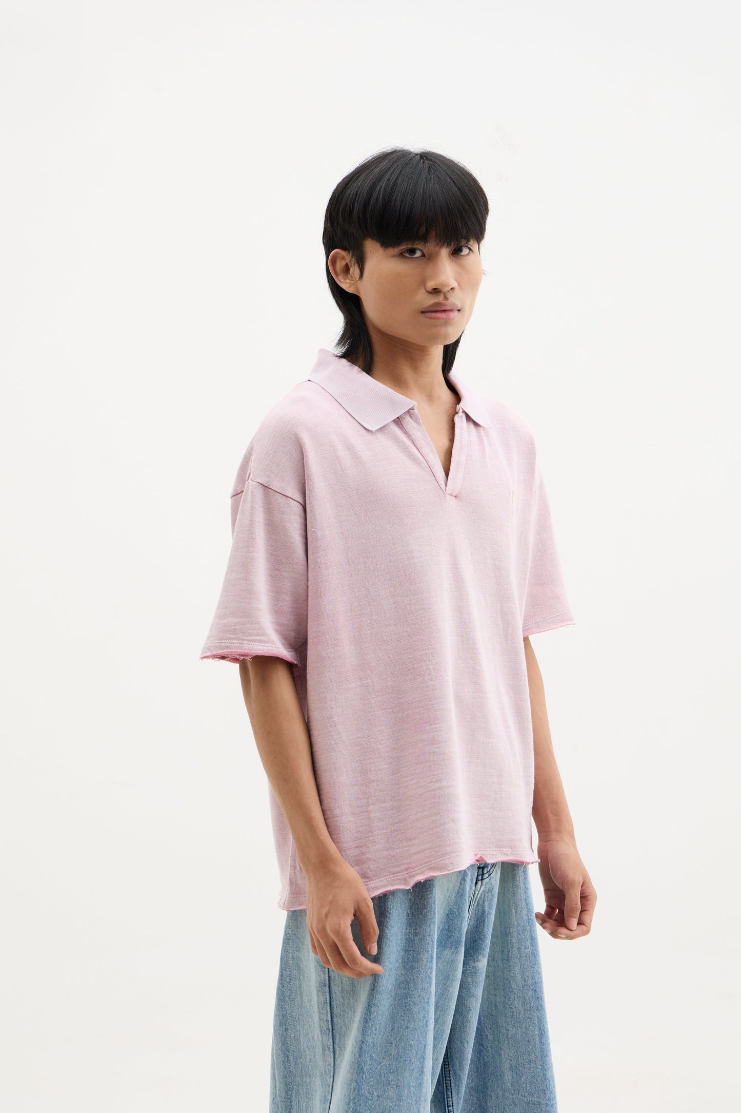 Light Pink Wash Polo