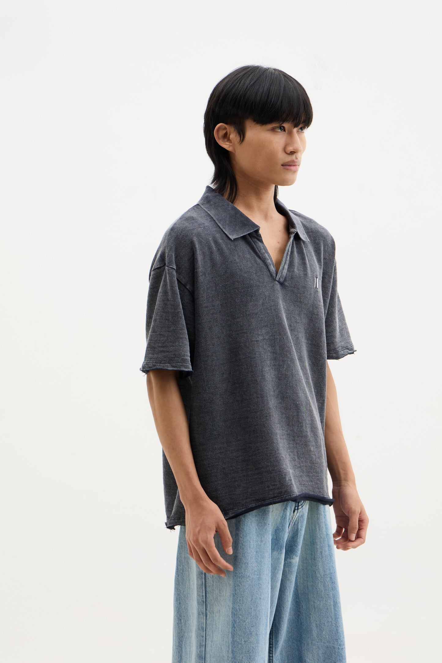 Charcoal Wash Polo