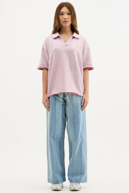 Light Pink Wash Polo