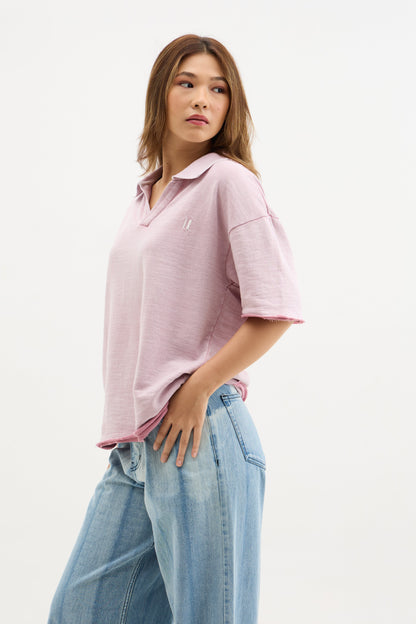 Light Pink Wash Polo
