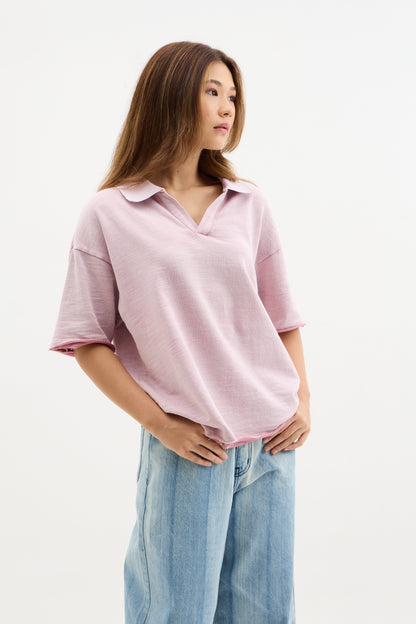 Light Pink Wash Polo