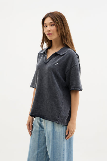 Charcoal Wash Polo