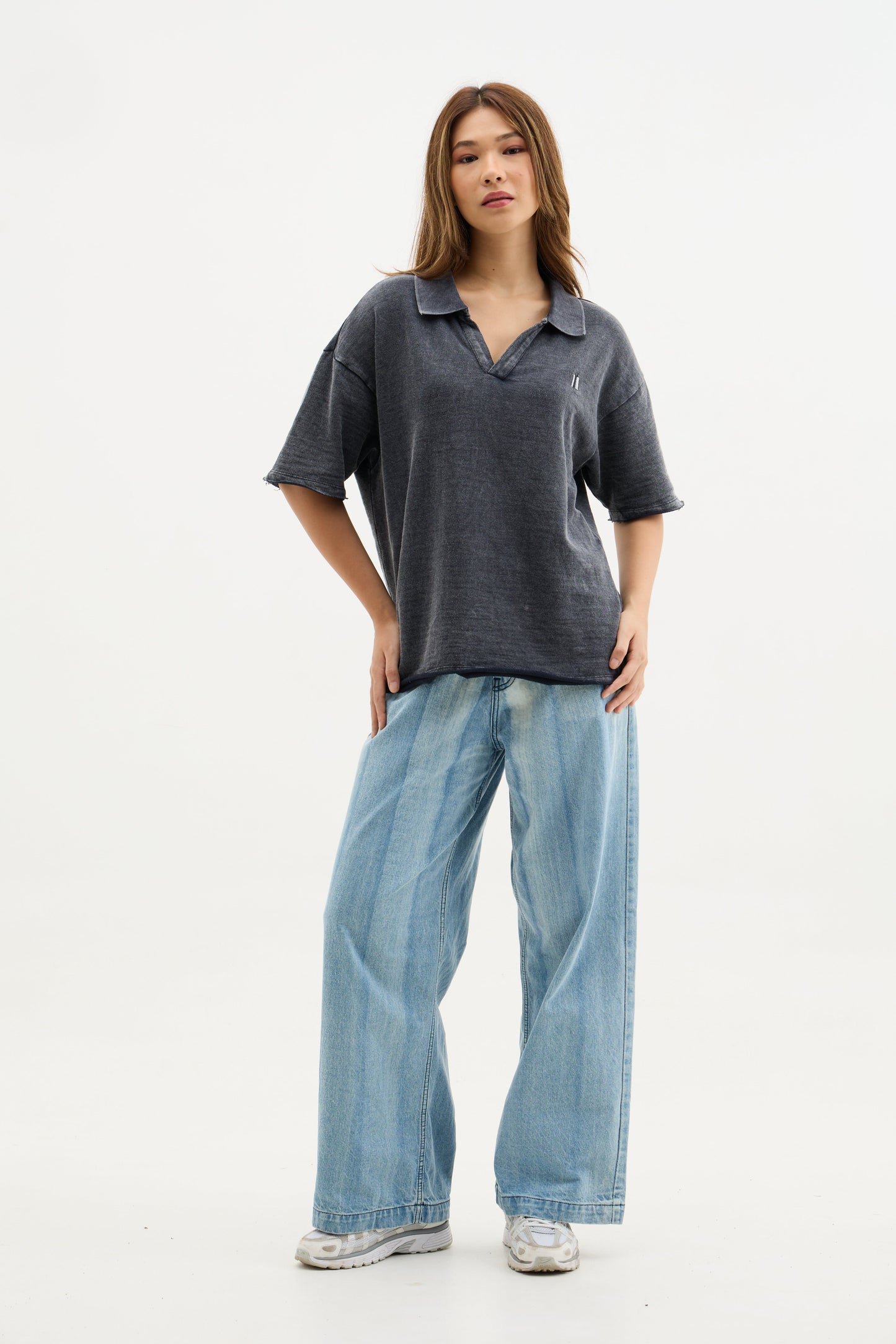 Charcoal Wash Polo