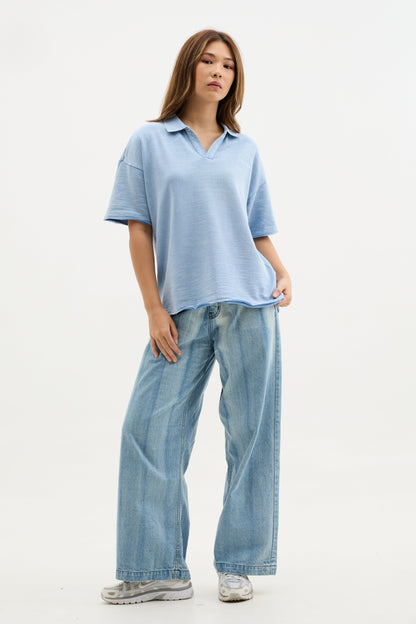 Blue Wash Polo