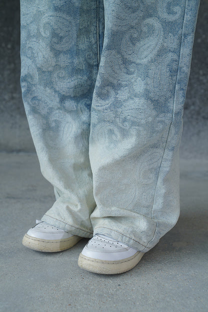 GRADIENT PAISLEY VALKYRE JEANS