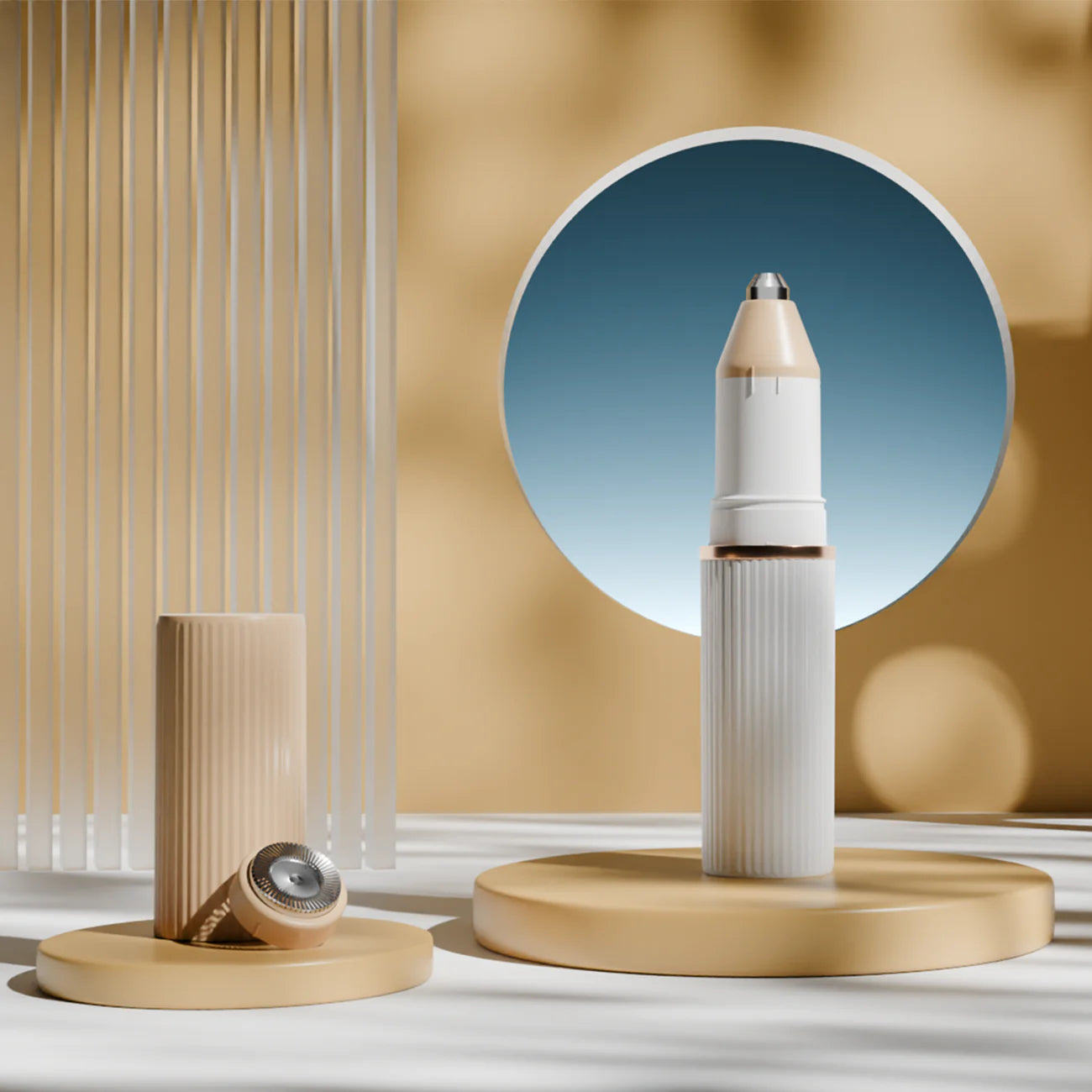 2 In 1 Face & Eyebrow Trimmer | Rechargeable, Painless Brow & Face Trimming | Winston at Broadway