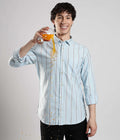 Shirt | Anti Stain Anti Odor Water Repellent   MONOCHROMEBLUE