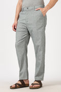 Linen-style 100% Cotton Straight Fit Mint Green Pant | Hamptons at Broadway