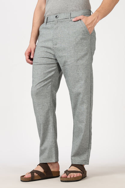 Linen-style 100% Cotton Straight Fit Mint Green Pant | Hamptons at Broadway