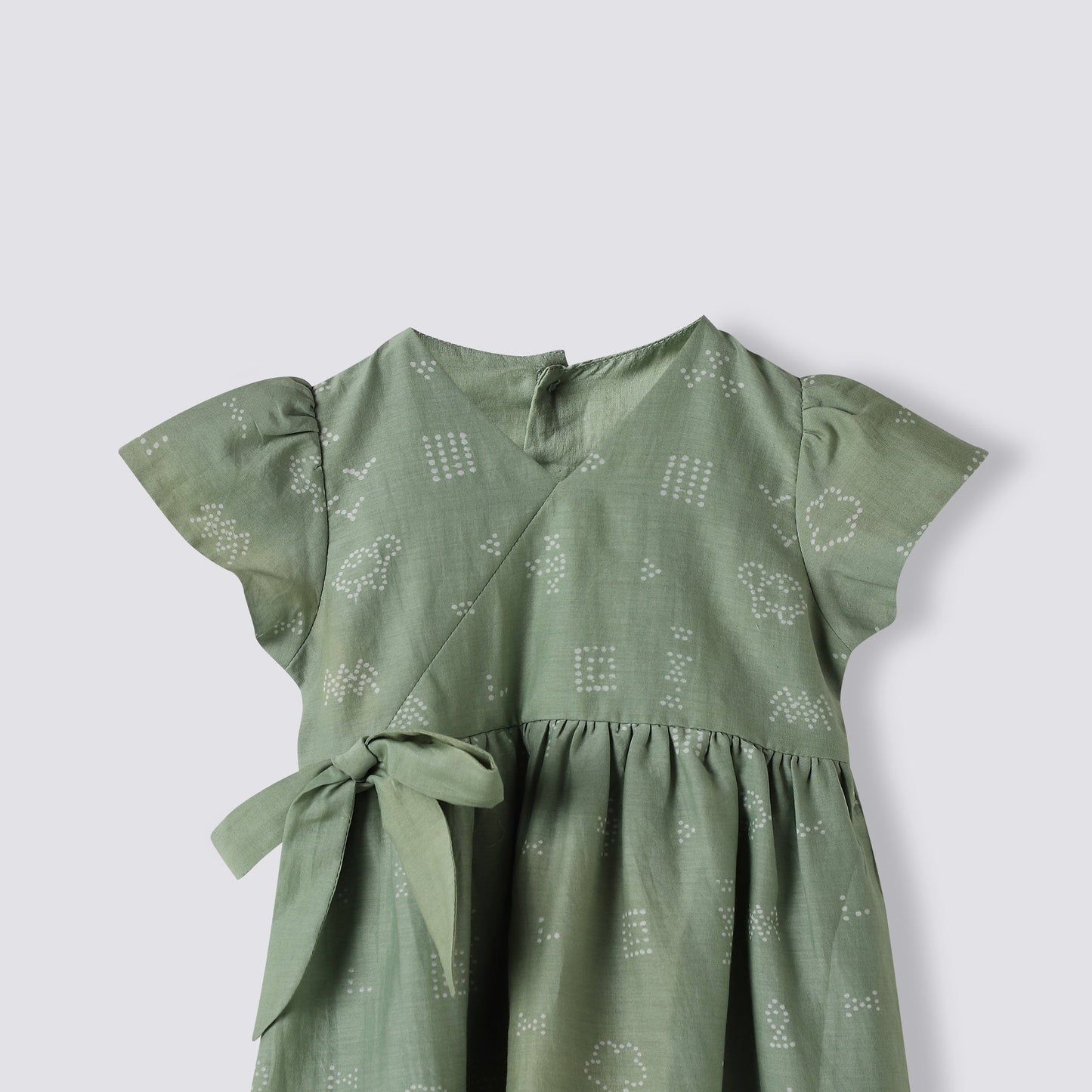Cotton Silk Dress | Hand-Block Printed